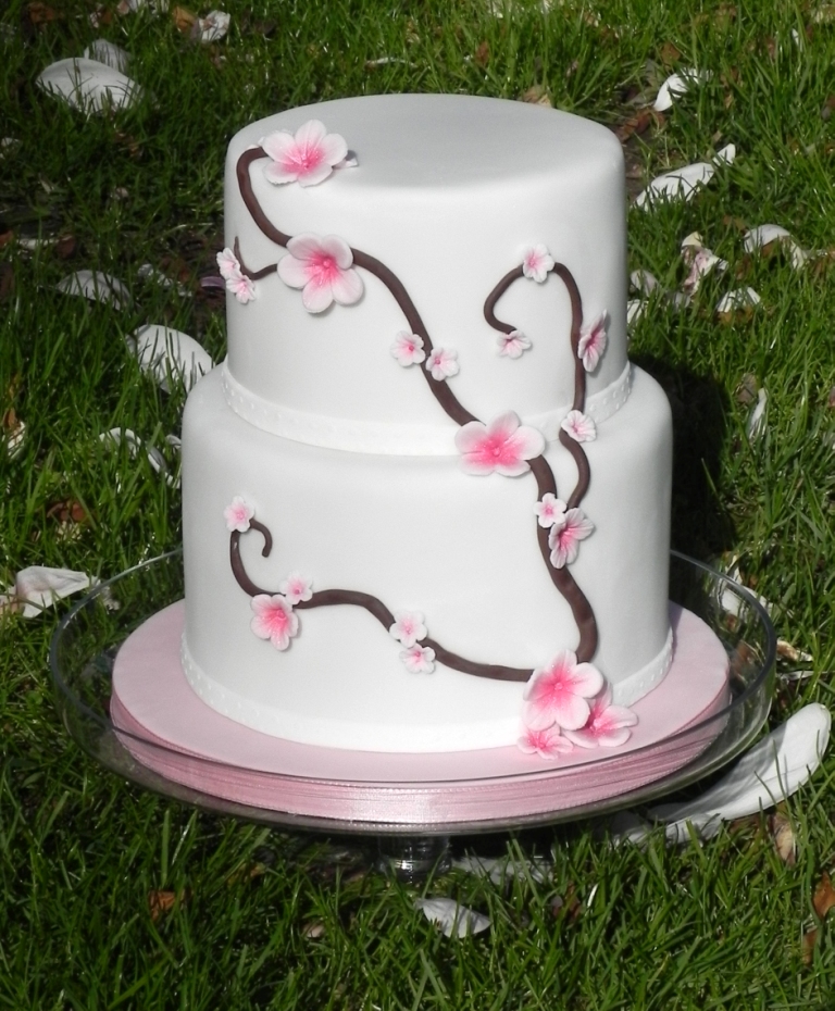 torta FIORI ROSA FIORI DI PESCO C’ERI TU, FIORI NUOVI STASERA ESCO HO (quasi) UN ANNO DI PIU’