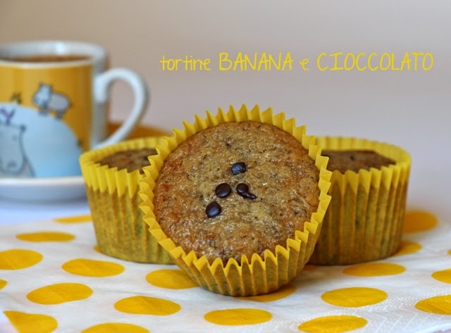tortine BANANA & CIOCCOLATO