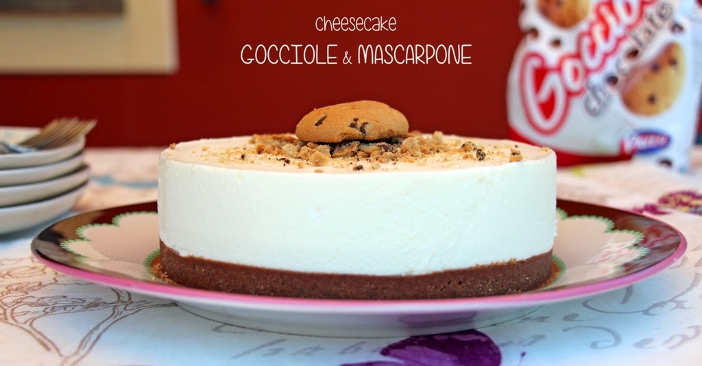 cheesecake GOCCIOLE & MASCARPONE (“Questo non è un addio, ma solo un arrivederci”)